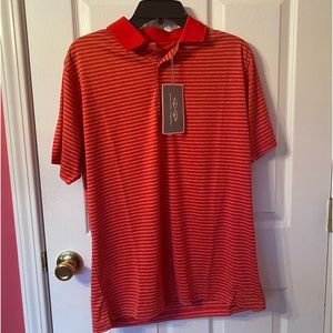 Sz Med snake eyes golf shirt! Red striped! New polo shirt!